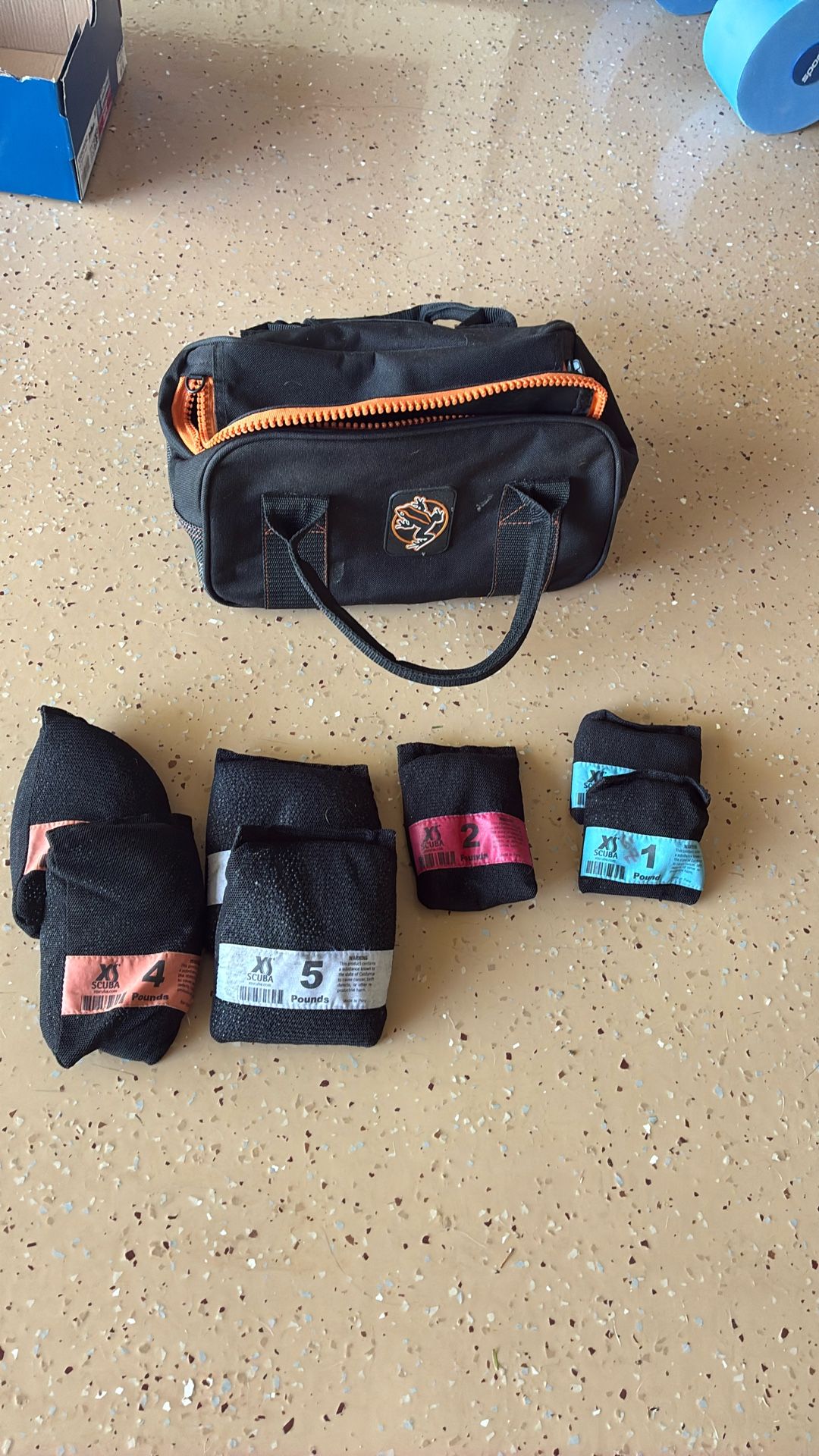XS scuba Weights