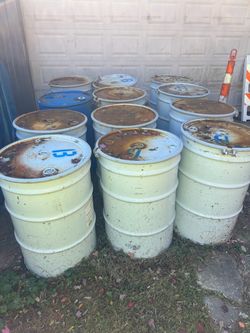 55 gallon drums with caps