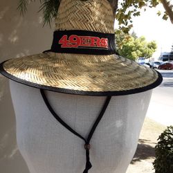 49ERS Straw Hat 