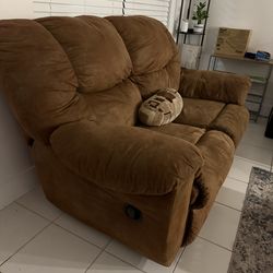 2 brown couches need gone ASAP