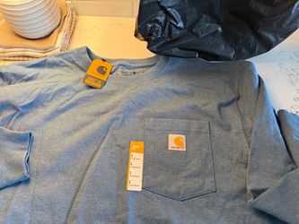Carhartt Long Sleeve Pocket T-Shirt Size Large