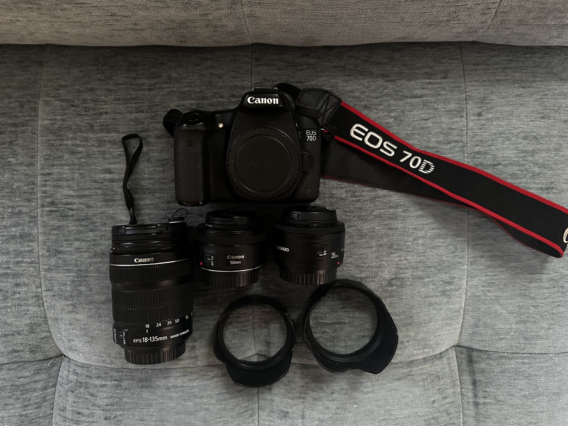 Canon 70D + Lenses Bundle