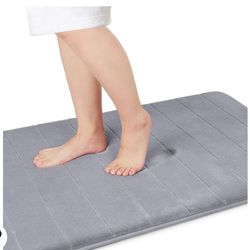 Yimobra Memory Foam Bath Mat Large Size,60.2 x 24 Inches, Soft and Comfortable, Super Water Absorption, Non-Slip, Thick, Machine Wash, Easier to Dry f