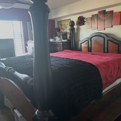 Wooden California King Bed