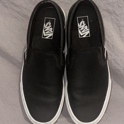 VANS Leather Slip-On (size in description)