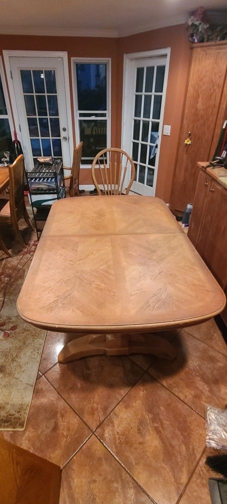 Dining Table and Four Chairs FREE