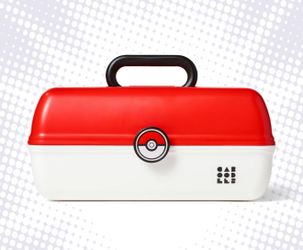 Pokémon x Target Caboodles Case Red/White - IN HAND