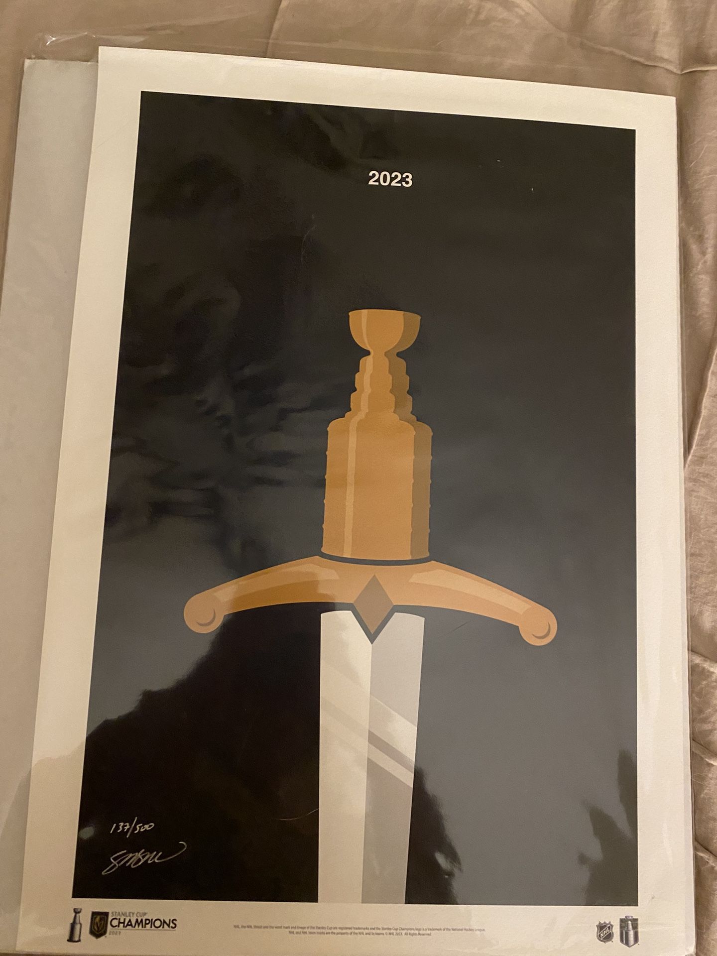 Minimalist stanley cup 2023 Vegas Golden Knights