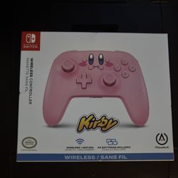 Nintendo Switch Wireless Kirby Controller With Box 