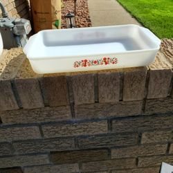 Vintage Fire King Casserole Dish 