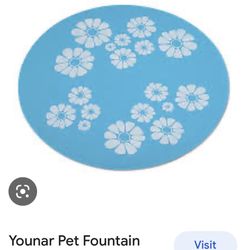 Younar Pet Fountain Mat Anti-slip FloPrinted Pet 