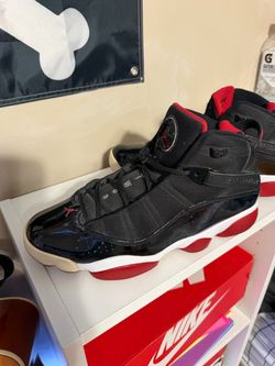 Air Jordan 11 Bred High-Top Sneakers