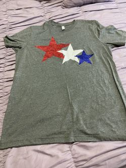 Woman 4 Th Of July T Shirt Esty Large