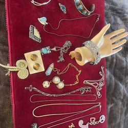 Vintage, Sterling , Stainless Steel , Bracelets , Necklace Etc