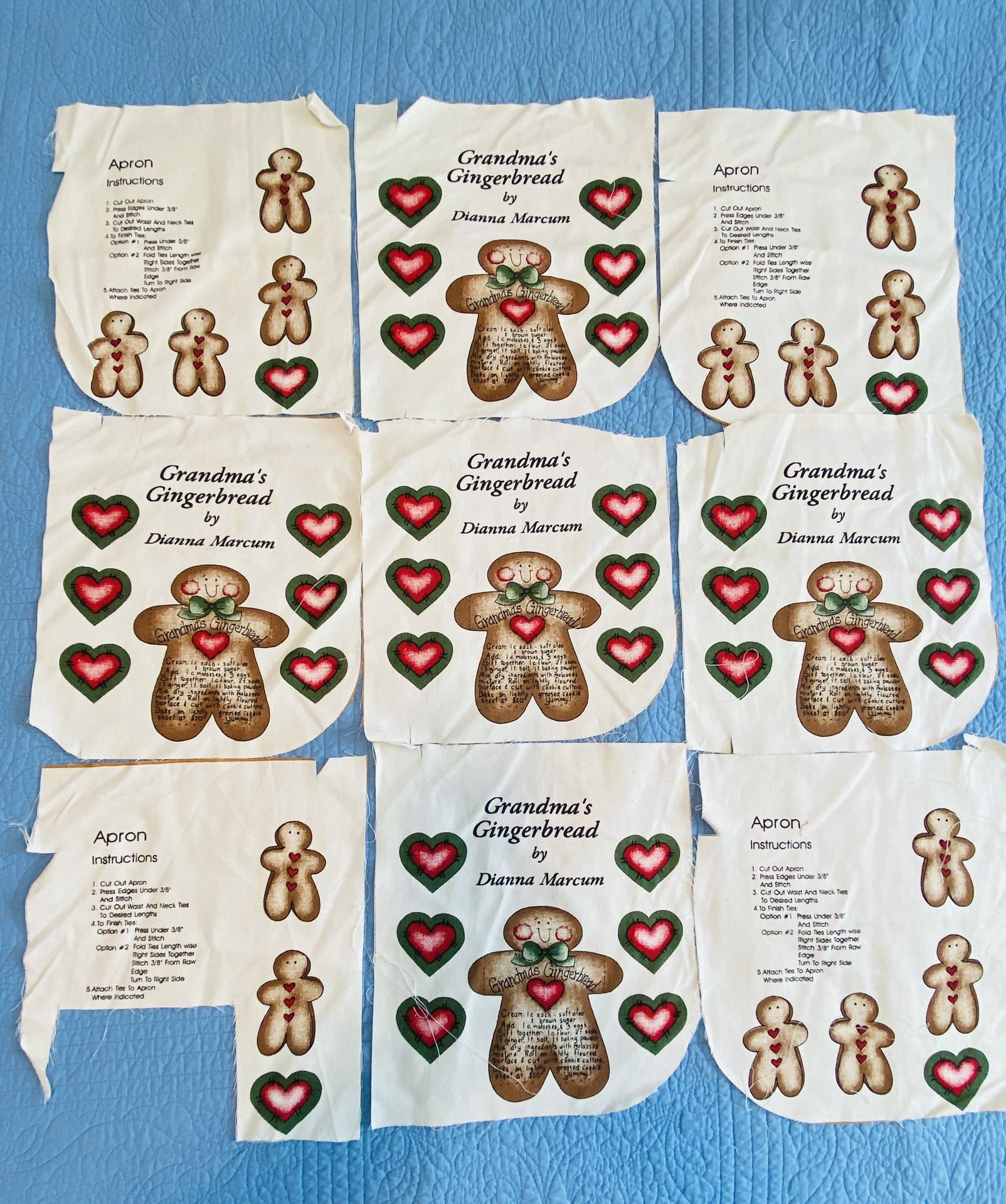 Vintage Dianna Marcum Cut Outs “Grandma’s Gingerbread”