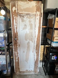 Three Antique Distressed Wooden Doors