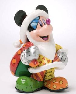 Enesco by Brito for Disney Christmas Santa Mickey Mouse