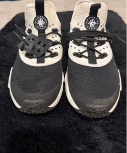 Nike Air Huarache Black and White Sneakers