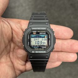 G Shock GWX-5600-1JF: Tidegraph, Moon Phase, Solar Charging, Atomic Time Sync (multiband 6)
