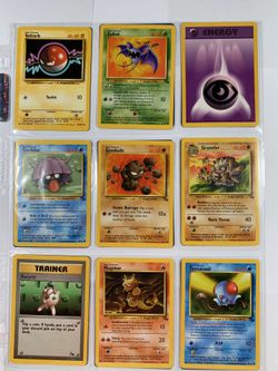Pokémon first gen set of 9