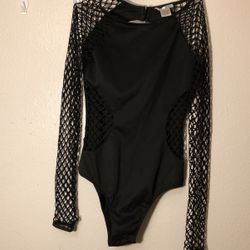 Black Fishnet Body Suit