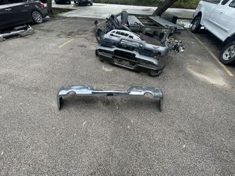 2009-2018 dodge ram1500 rear bumper with double exhaust 