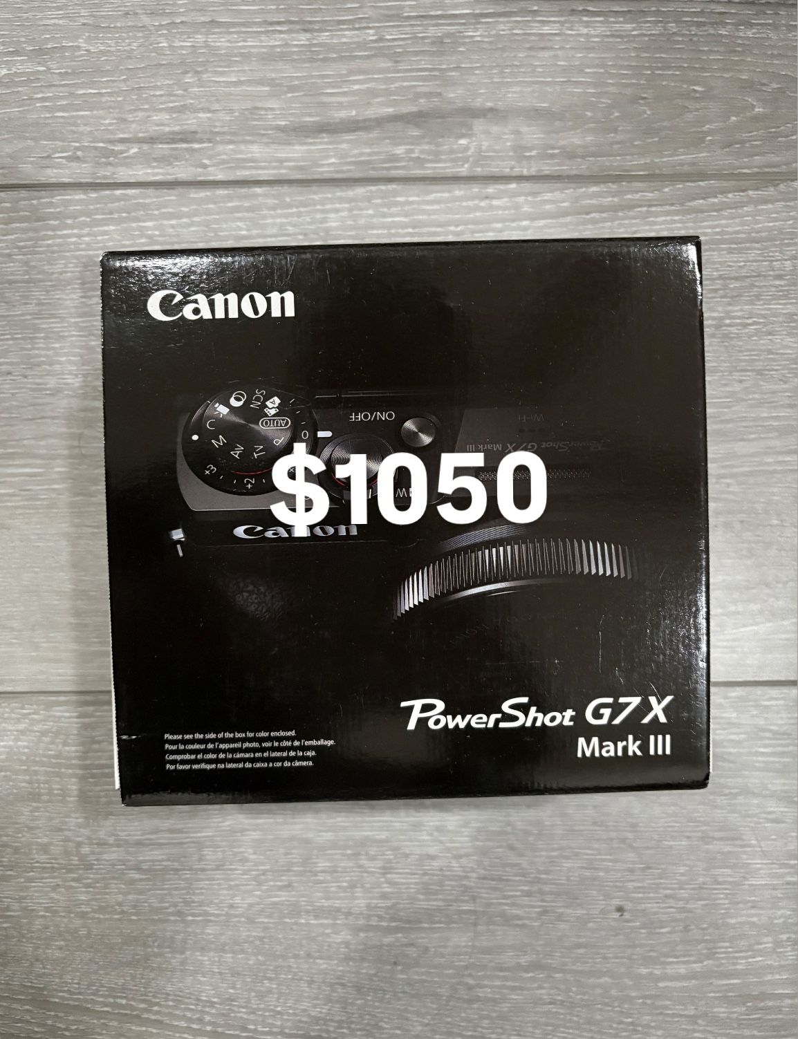 Canon Powershot G7x Mark iii 3 Black