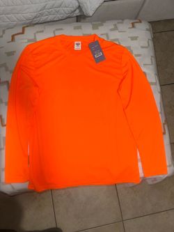Orange Medium Size long sleeve shirt