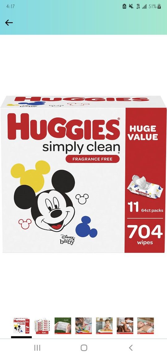 Huggies Wipes 