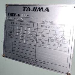 Tajima Embroidery Machine,  12 Heads 6 Color  Change