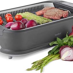 VonShef Smokeless Grill BBQ Electric 1500W