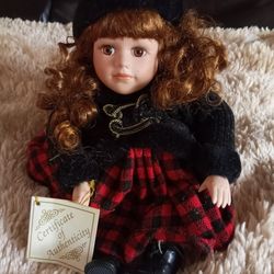 Collection Porcelain Musical  Doll