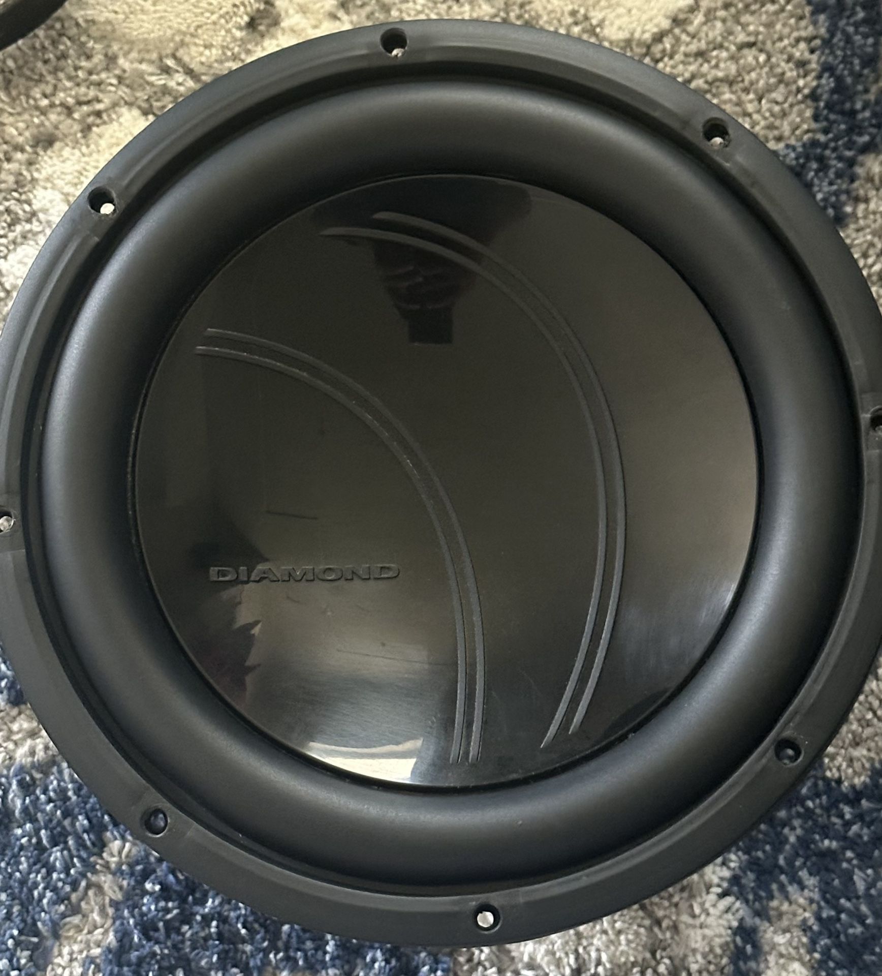Used 12 Inch Diamond Audio TX124 Dvc Car Stereo Sub Subwoofer Work Great