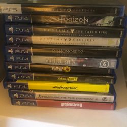 11 Ps4 Games /ps5 Game Bundle For 80$