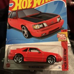 84 Mustang SVO Hotwheels 
