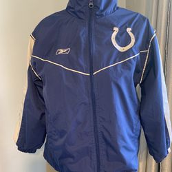 NFL Youth Indianapolis Colts Windbreaker Size 8