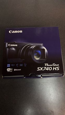 Canon PowerShot SX740 HS Digital Camera – Black (BRAND NEW/Open Box)