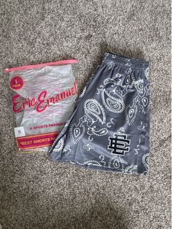Eric Emanuel EE Basic Short 'Grey Paisley Size Small