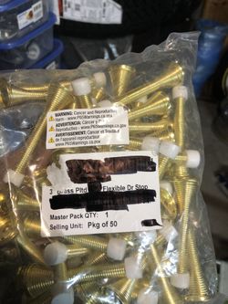 Brass plated door stops