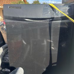 Whirlpool Dishwasher  It’s Not Scratched It’s Dust. I Just Didn’t Wipe It Off Yet Lol