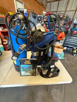 Scuba Diving BCD with Tank’s and Regulator’s