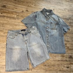 LV Denim Set