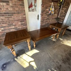 3 Piece Coffee Table & End Tables