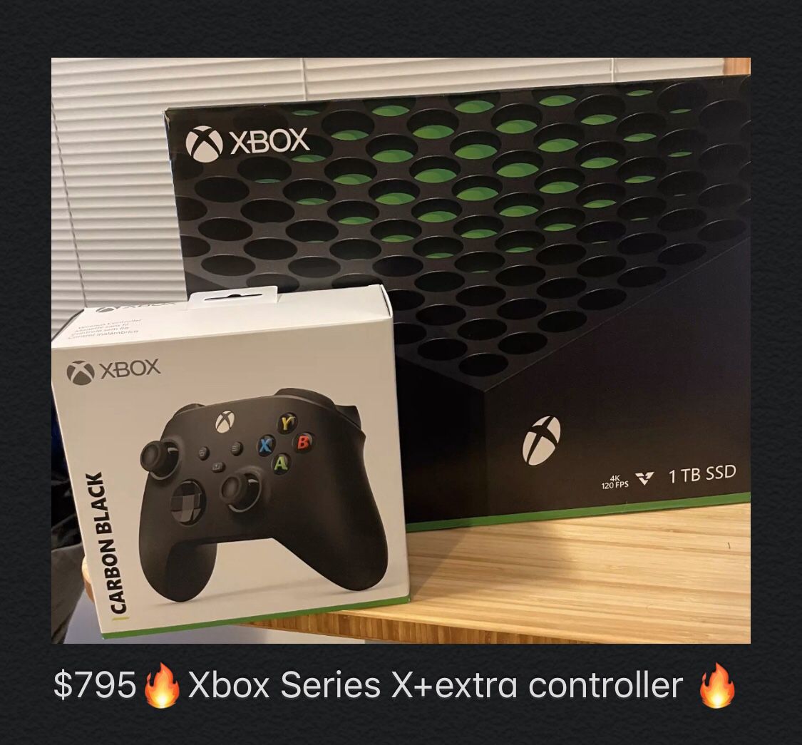 New In Hand Xbox Series X + Extra Controller Bundle $795