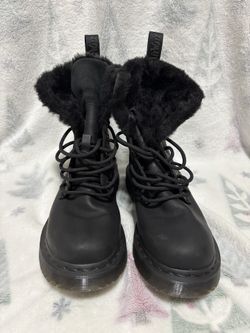 Doc Martens Faux Fur Black Lining