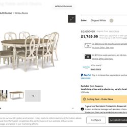 Ashley’s Furniture Reallyn Table With 6 Chairs