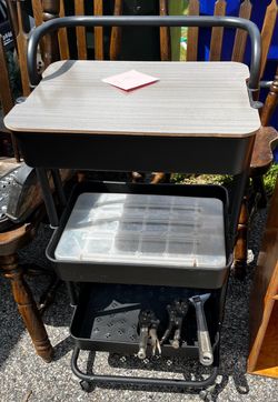 Tray with wheels