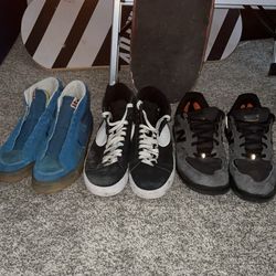 Three 10.5 skating shoes