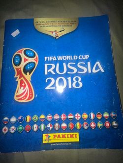 Panini FIFA World Cup Russia 2018 Sticker Album Book Full complete sticker
