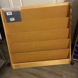 5 Tier Wooden Book Shelf With New Cover